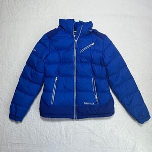 Marmot Slingshot 700-Fill Down Puffer Ski Jacket Blue S/P
